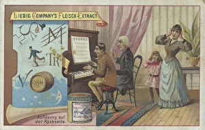 Picture series puzzle, letter puzzle