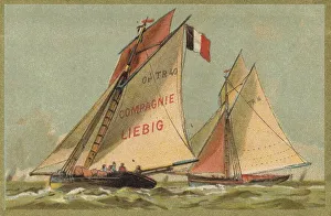 Picture series Sailing ships under the German flag
