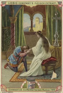Picture series Schwanhilde, a fairy tale based on Musaeus
