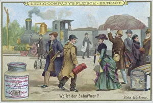 Picture series The search, where is the conductor ? Train passengers cannot board because the conductor is not there
