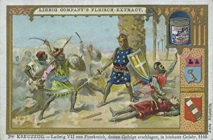 Picture series second crusade, Louis VII of France