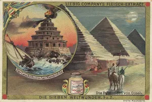 Picture series the seven wonders of the world