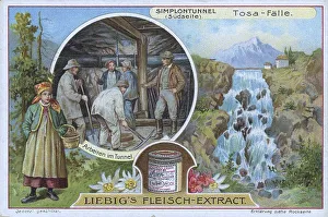 Picture series Simplon Tunnel, south side