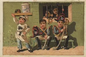 Picture series Theft I. two Pierrots