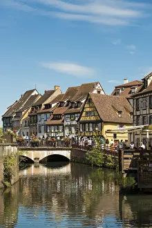 Picturesque colourful half-timbered houses