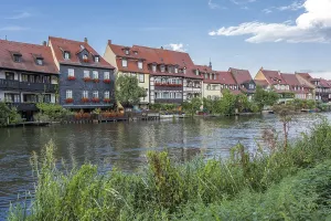 Picturesque house facades in Bamberg