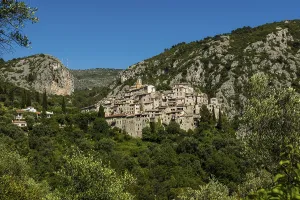 Picturesque medieval mountain village