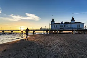 July 2020 Prints: Pier Ahlbeck, restaurant, runner