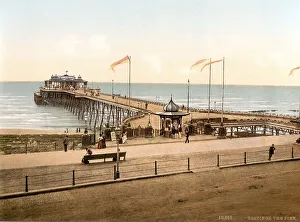 The Pier, Hastings, in the county of East Sussex on the Straits of Dover in south-east England