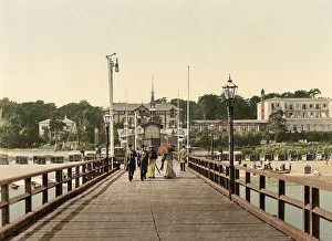 Pier in Heringsdorf, Mecklenburg-Western Pomerania