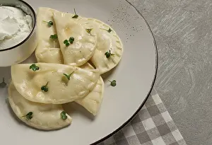 Pierogi, a traditional dish of Polish cuisine