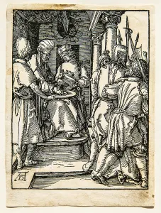 Pilate washes his hands in innocence