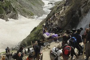 Pilgrim, amarnath yatra, jammu Kashmir