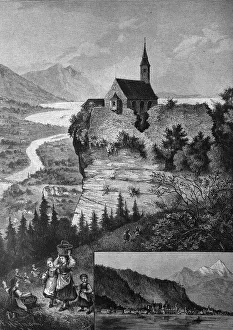 Pilgrimage chapel on Gebhardsberg mountain near Bregenz