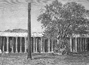 Pillar for King Dhava, in Koutab near Delhi