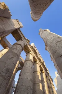 Pillars in the great hypostyle hall