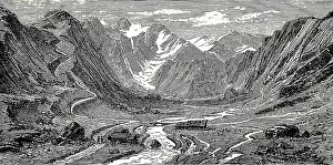 Pinzgau with high mountain valley