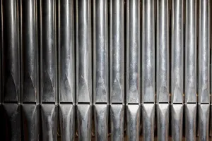 Pipes of an organ