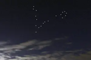 Pisces star constellation, Night sky