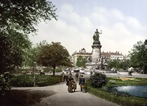 Place Carnot, Lyon in 1890, Auvergne-Rhone-Alpes