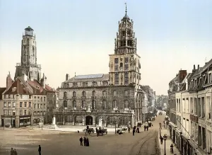 The Place d'Armes, Calais, France, c