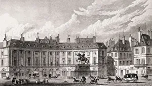 Place des Victoires with statue of Louis XIV