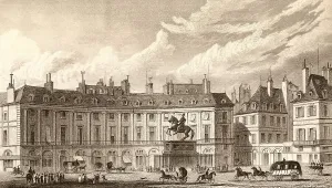 Place des Victoires with statue of Louis XIV