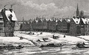 The Place de Greve, 14th century