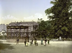 Place Royal in the spa town of Spa in Wallonia
