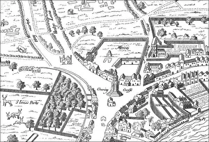 Plan of Charing, London, UK, 17th century