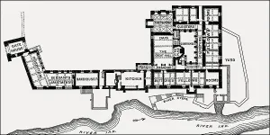 Plan of Chetham's College, Manchester
