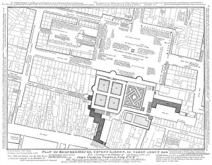 Plan of Covent Garden, Bedford House