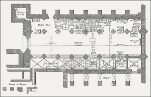 Plan of Holyrood Abbey, Edinburgh
