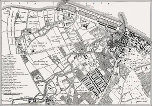Plan of Leith, 1804, Edinburgh