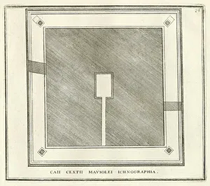 Plan of the Mausoleum, or Pyramid of Cajo Cestino