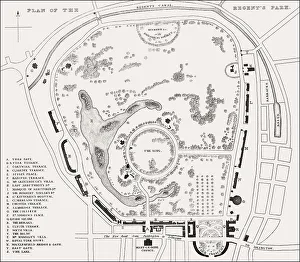 Plan of the Regent's Park, London