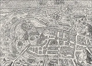Plan of the siege of Edinburgh in 1573