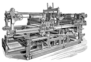 Planographic printing rotary machine by A