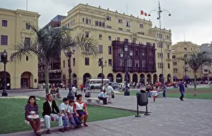 Plaza de Armas, Lima, Peru, September 1997