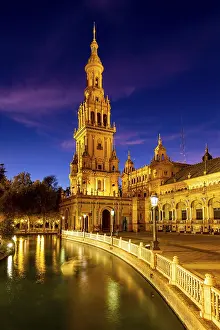 Plaza de Espana in Seville, Andalucia