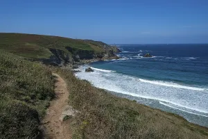Plogoff, Brittany, France - Hiking trail to the Pointe du Raz