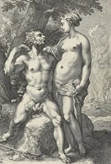 Pluto and Proserpina, a Roman deity