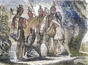 Pocahontas intercedes for the life of Smith
