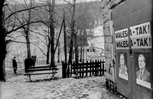 Poland, Karpacz, 28.12.1990, farmer with horse on a snowy road