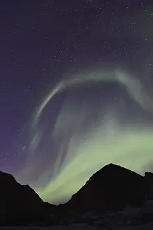 Polar light in Lofoten, Norway