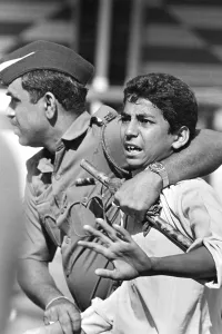 Police with arrested boy, Mumbai, Maharashtra, India, Asia, 1900s, Asia