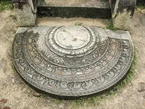 Polonnaruwa, Sri Lanka. The ruins of an ancient temple