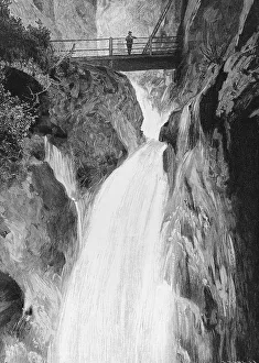 Ponal Falls at Lake Garda, illustration from the yearbook