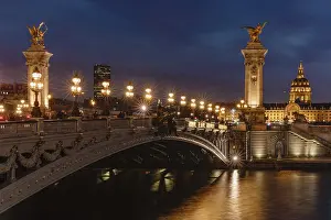Pont Alexandre III, with Invalides Cathedral