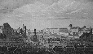 Pont Neuf and the Quais at the Louvre at the time of Louis XIV